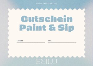 Gutschein Paint & Sip von EMILU – Bild 2
